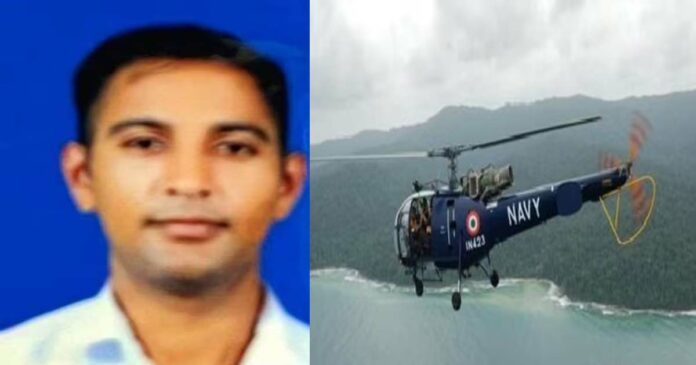 Helicopter accident in Kochi! Navy orders probe; Ground staff Yogendra Singh is said to have died