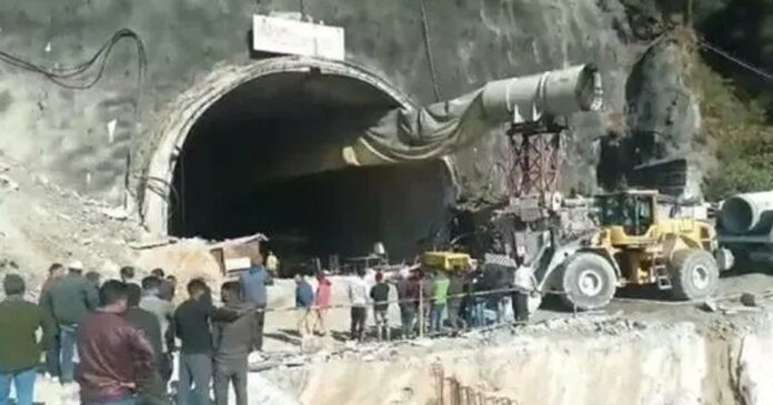 The tunnel under construction in Uttarakhand collapsed! 36 workers are trapped; Rescue operation is in progress