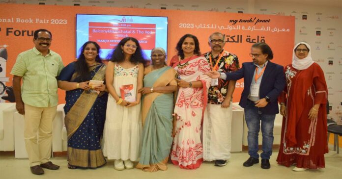 Mother and daughter's book release at the same venue! Sharjah International Book Fair is a platform for rare moments in the Malayalam literary scene