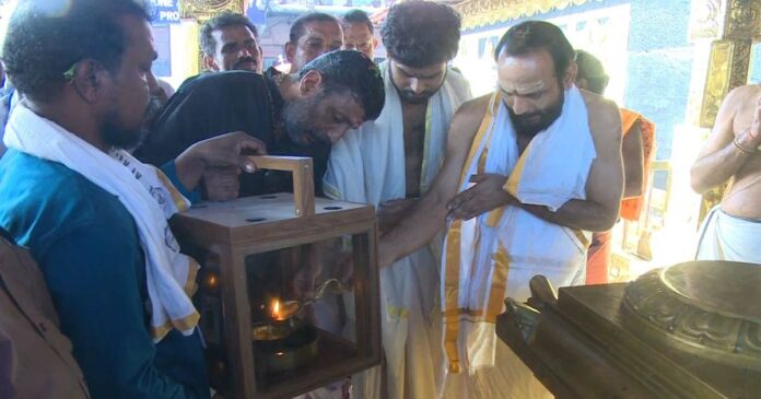 The Bhadradeepam for Alangad Ayyappa Maha Satravedi came from Sabarimala; Friday the pantry filling ceremony for the inn; Tatvamayi joins hands to bring devotional moments to the devotees