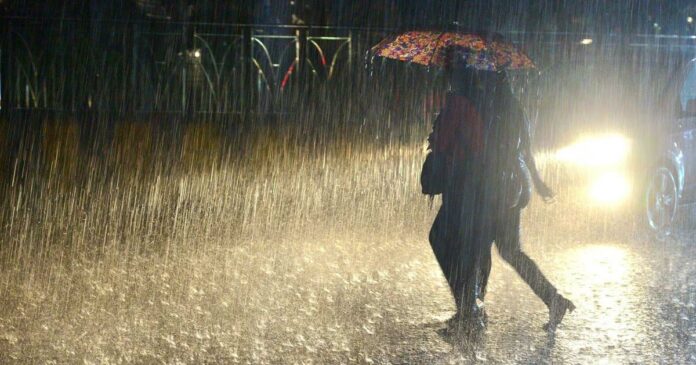 Heavy rains in the state; Many roads are waterlogged in Thiruvananthapuram; Alert issued in seven districts
