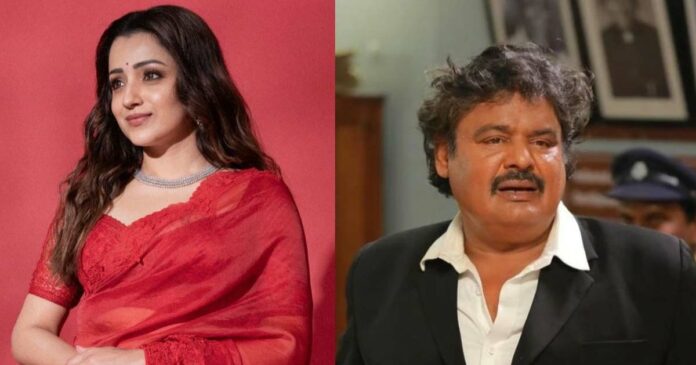 'sorry for causing pain'; Mansoor Ali Khan apologizes for misogynistic remarks against actress Trisha