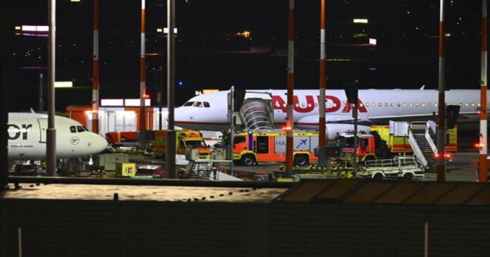 Shooting at Hamburg Airport; Flights were suspended and a search was launched for the unidentified man