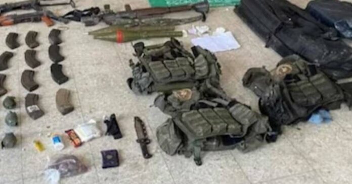 Hamas terrorists hide hospitals and schools; Israeli army seizes rocket launchers and mortar shells from kindergartens