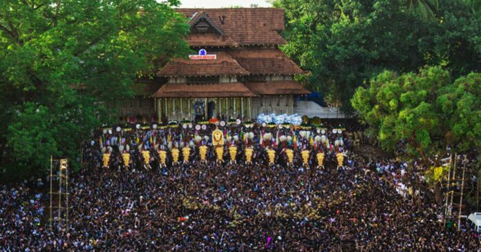 Cochin Devaswom Board increased the rent of the exhibition ground from 39 lakhs to 2.2 crores! The Thiruvampadi-Paramekkav Devaswams said that the Thrissur Pooram ceremony will have to be held only.