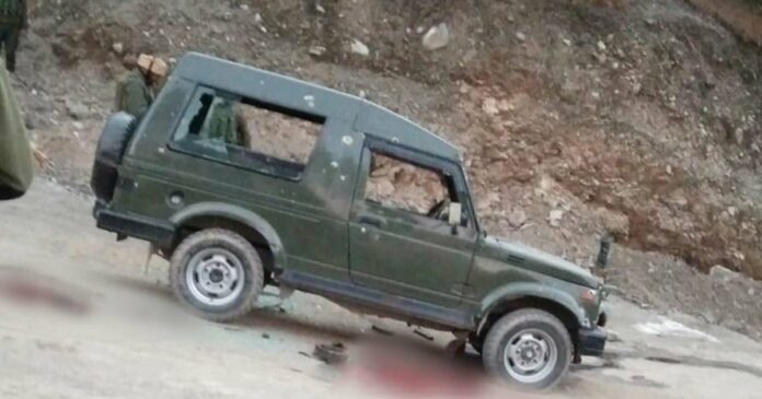 Terrorist attack on military vehicles in Poonch! 3 soldiers martyred! 3 soldiers injured
