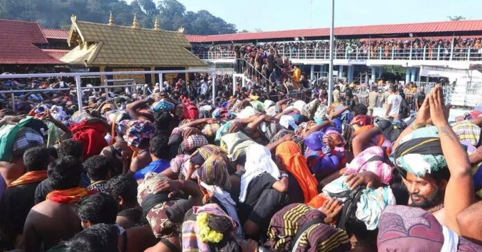 Sabarimala pilgrim rush! Reduced virtual queue booking limit for Darshan from 90000 to 80000