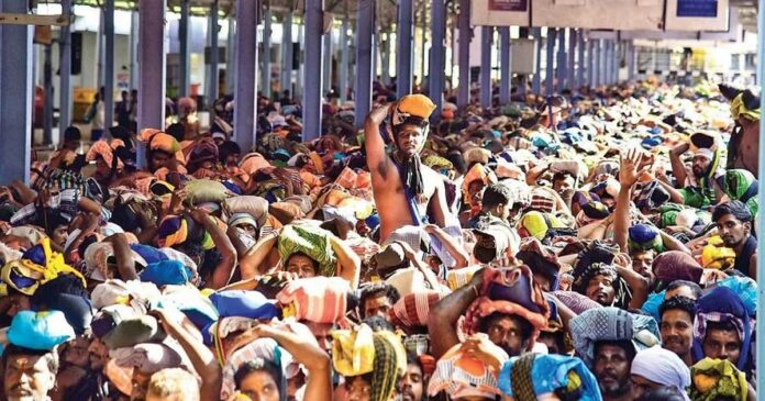 Uncontrolled rush, darshan time at Sabarimala increased by one hour, now Ayyappa darshan will be from 3 to 11 pm, tantri board will be informed about this