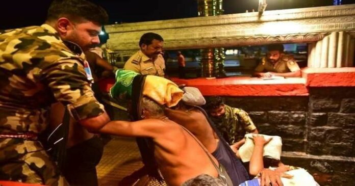 A change in the police duty arrangement at Sabarimala, more experienced officers have been deployed, and 4600 devotees climb the steps every hour. At the rate of 75 people per minute