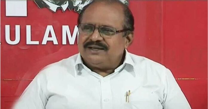 CPI Ernakulam former general secretary P. criticized the party. Raju