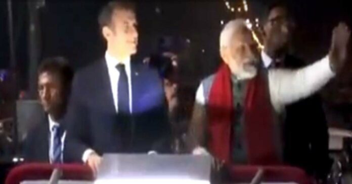 Republic day celebration! French President Emmanuel Macron arrived in India! Road show with Prime Minister Narendra Modi in Jaipur