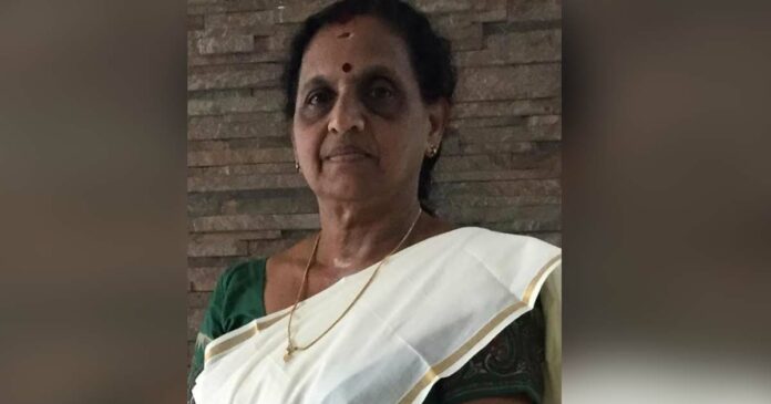 Tulasi Gopinath, sister of poet and film director Sreekumaran Thambi passed away
