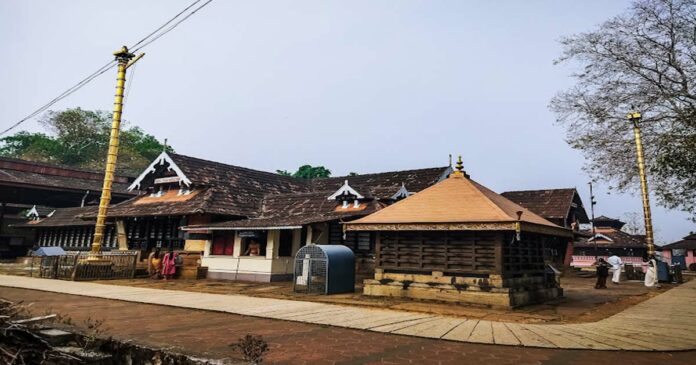 trespass in angaadippuram thirumandham kunnu bhagavathi temple