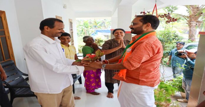 The love and care given by the Christian brothers of Thiruvampadi is beyond words! NDA candidate K.Surendran from Wayanad started touring Tiruvampadi on Easter day.