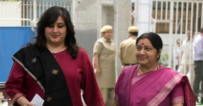 Sushma Swaraj's daughter Bansuri swaraj seek election on BJP ticket; Contest from Delhi Constituency