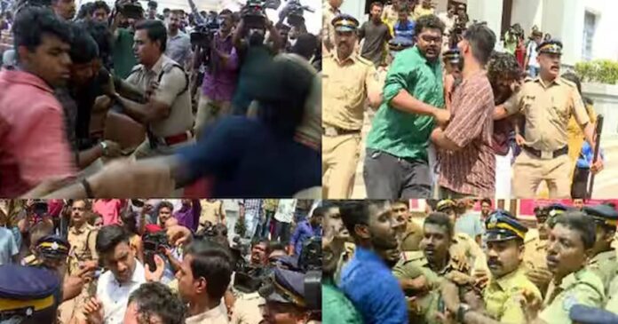 Clash during Kerala University Arts Festival; Police registered a case against SFI-KSU activists