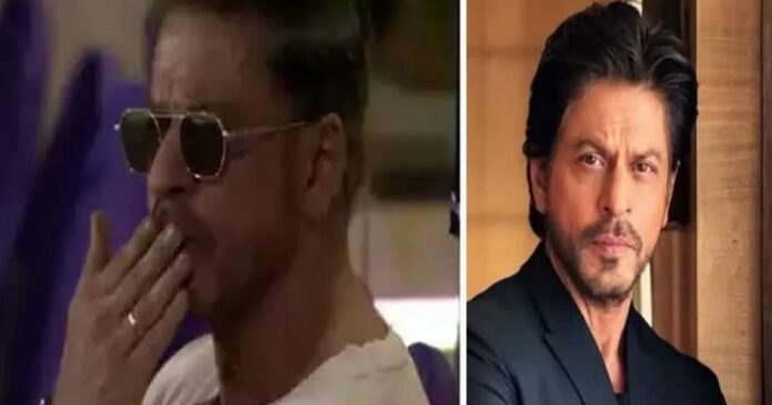'Shame on you Shahrukh, where are you a role model?' Shah Rukh Khan openly smokes during IPL, fans criticize