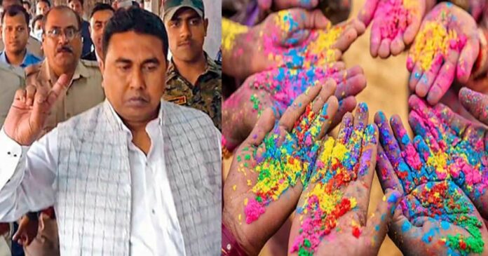 Arrest of Trinamool Congress leader Shahjahan Shaikh; Holi celebrations started early this time in Sandeshkhali; People in excitement!