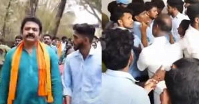 Police case against seven SFI activists who stopped NDA candidate G Krishnakumar in Kollam; The action followed a complaint by the ABVP and the NDA constituency committee