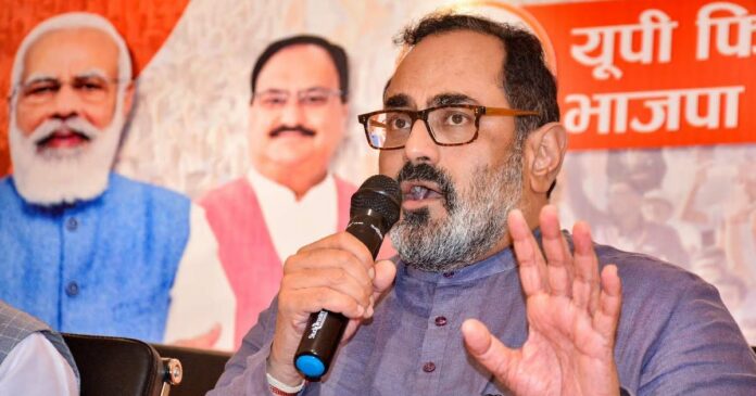NDA candidate Rajeev Chandrasekhar has given a silent reply to the allegations of the opposition parties that he hid the property information in the nomination paper.
