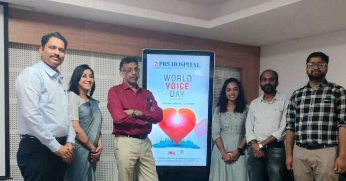 One more World Voice Day by calling out the importance of the human voice.. Laryngology Department of PRS Hospital organized an audio and visual banquet.