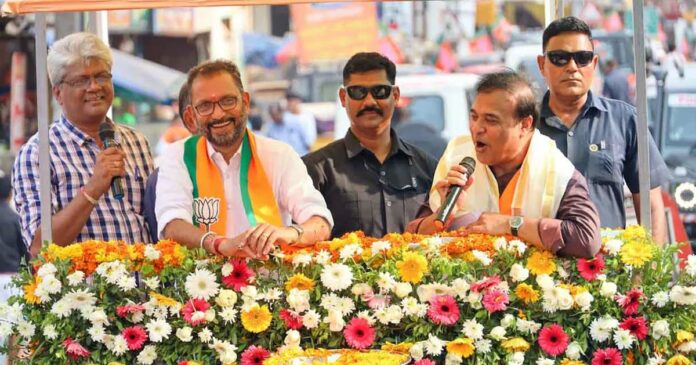 CPM and Congress who are in love in Delhi are playing drama only in Kerala to deceive the people! Assam Chief Minister Himanta Biswa Sharma openly; Road show with K Surendran in Vandoor received a huge reception