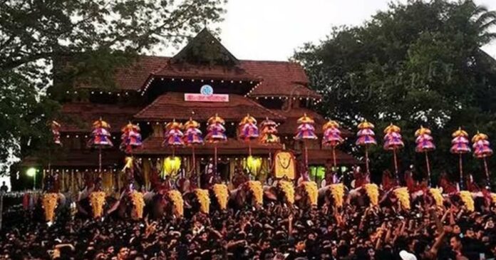 High Court orders blown up; Officers wearing footwear on the Vadakkumnath temple circumambulation route; Devotees complained