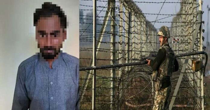 crossed the border into India; BSF arrested a Pakistani citizen