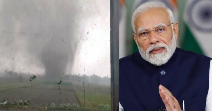 8 dead, 100 injured in storm in Jalpaiguri; Huge damage in the district! Prime Minister Narendra Modi condoled the tragedy