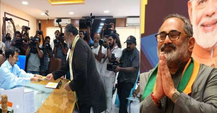 'Change is essential for the people of Thiruvananthapuram; I can bring development'; NDA candidate Rajeev Chandrasekhar said that filing the nomination papers today is the first step for the progress of the capital city.