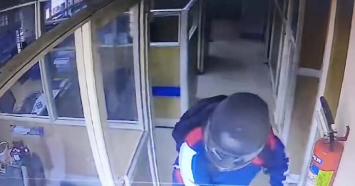 image of bank robbery