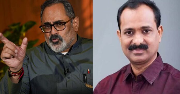 rajeev chandrasekhar , v v rajesh