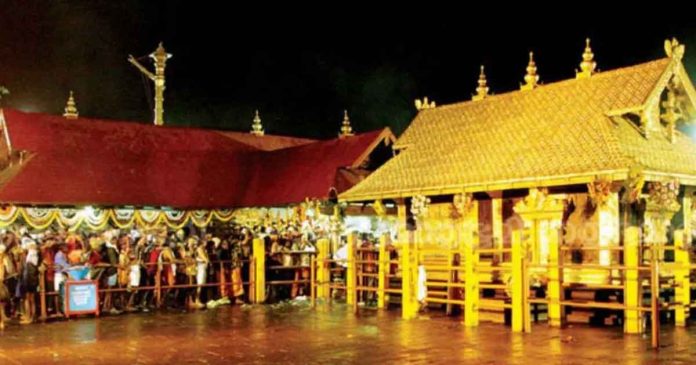 The Devaswom Board stated that the gold crown is safe at Sabarimala. The confusion was caused by a dummy crown kept as a security precaution.